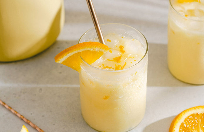 Orange Juice And Milk Latté Recipe